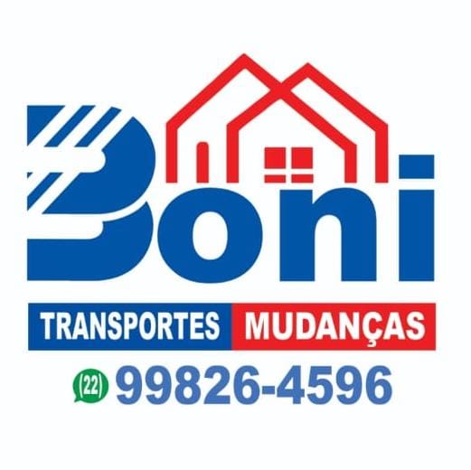 Boni Transportes Mudanças Logo